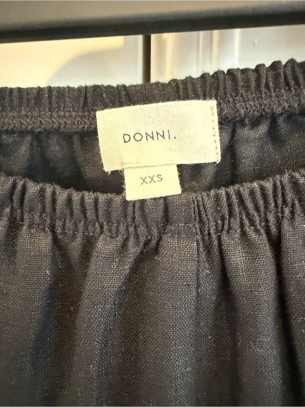 Donni The Linen Crop Stripe Pant - Picture 4 of 7